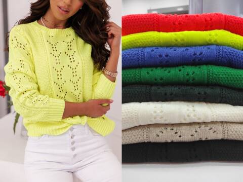 Sweter danmskie 9680 Mix kolor Standard (Towar Tureckie) 1