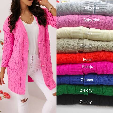 Narzutka danmskie 9735 Mix kolor Standard (Towar Tureckie)