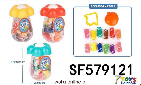 Plastelina SF579121 Mix kolor 