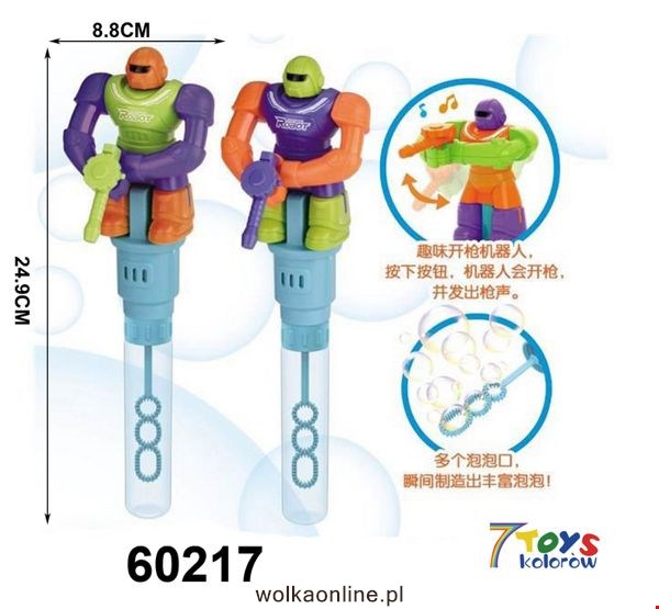 Zabawka na bańki 60217 Mix kolor 