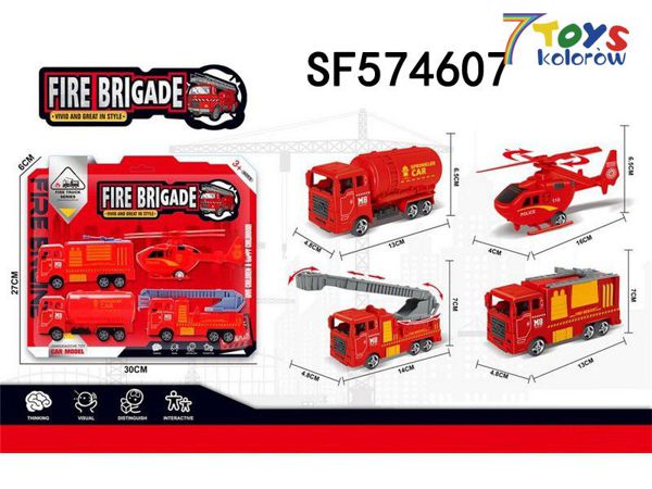 Zabawkowy Wóz Strazacki SF574607 Mix kolor  1
