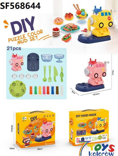 Kolorowa glina SF568644 Mix kolor 