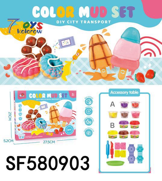 Plastelina SF580903 Mix kolor  1