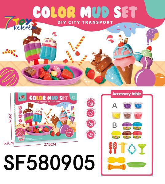 Plastelina SF580905 Mix kolor 