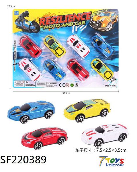Zestaw Samochod SF220389 Mix kolor 