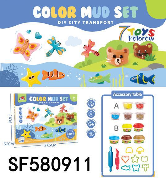 Plastelina SF580911 Mix kolor 