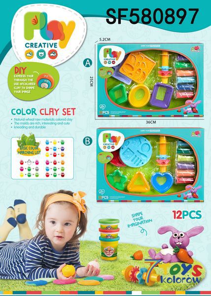 Plastelina SF580897 Mix kolor  1