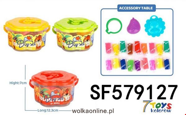 Plastelina SF579127 Mix kolor 