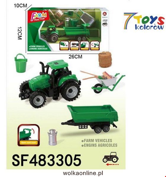 Traktor Zabawka SF483305 Mix kolor