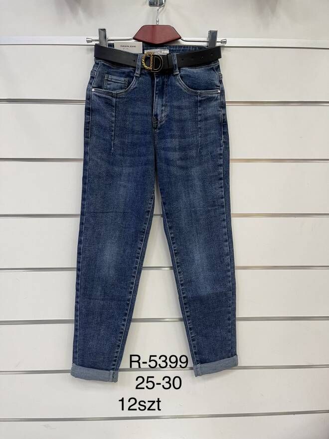 Jeansy damskie R5399 1 kolor  25-30 1