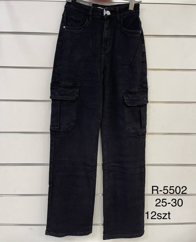 Jeansy damskie R5502 1 kolor  25-30