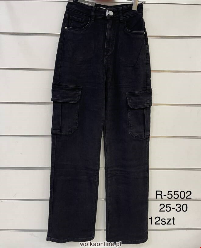 Jeansy damskie R5502 1 kolor  25-30