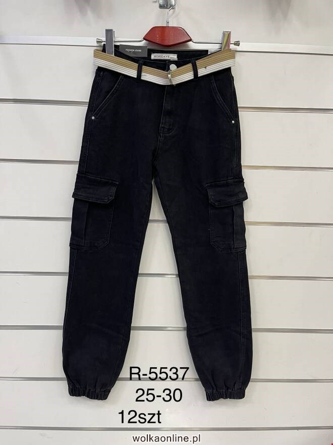 Jeansy damskie R5537 1 kolor  25-30