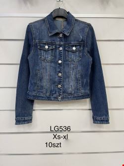 Kurtka jeansowa damskie LG536 1 kolor  XS-XL