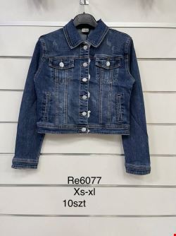 Kurtka jeansowa damskie RE6077 1 kolor  XS-XL