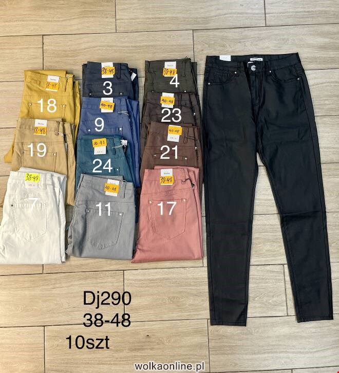 Spodnie skórzane damskie DJ290 1 kolor  30-38