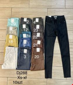 Spodnie skórzane damskie DJ288 1 kolor  XS-XL