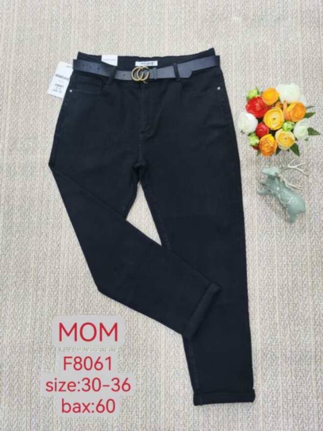 Jeansy damskie F8061 1 kolor  30-36 1