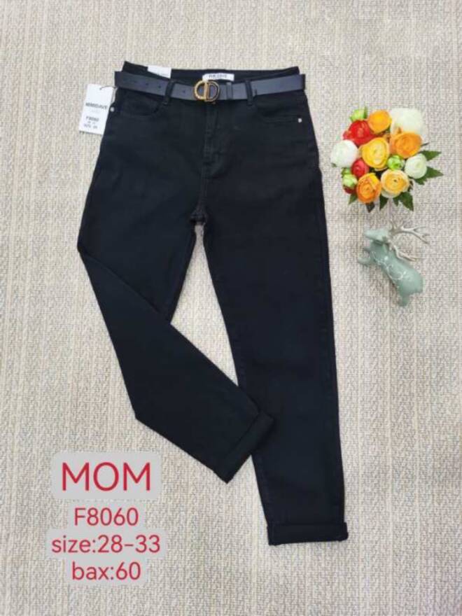 Jeansy damskie F8060 1 kolor  28-33 1