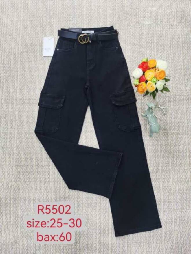 Jeansy damskie R5502 1 kolor  25-30