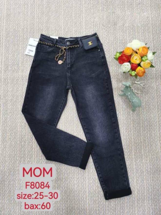 Jeansy damskie F8084 1 kolor  25-30 1