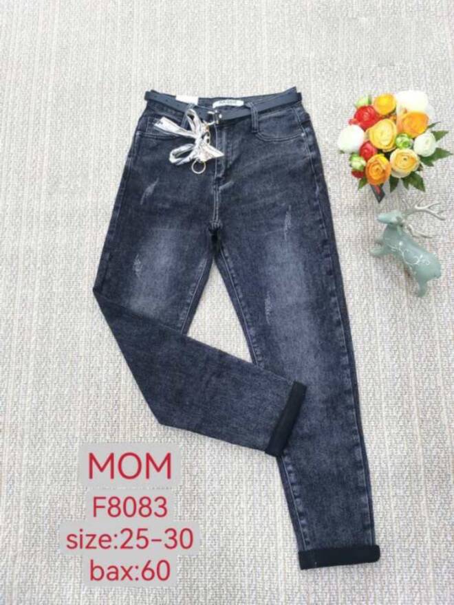 Jeansy damskie F8083 1 kolor  25-30