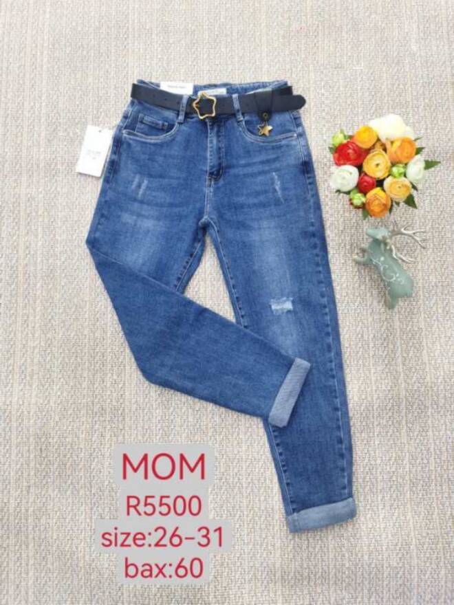 Jeansy damskie R5500 1 kolor  26-31 1
