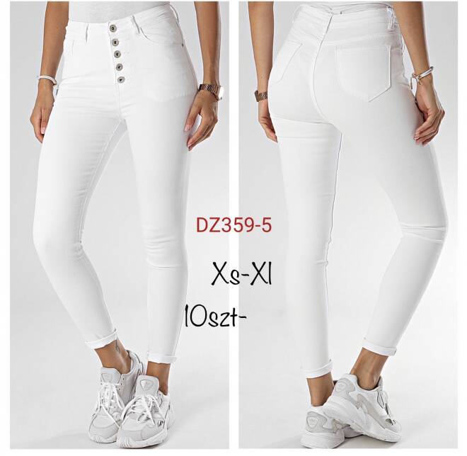 Jeansy damskie DZ359-5 1 kolor  XS-XL