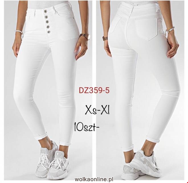Jeansy damskie DZ359-5 1 kolor  XS-XL