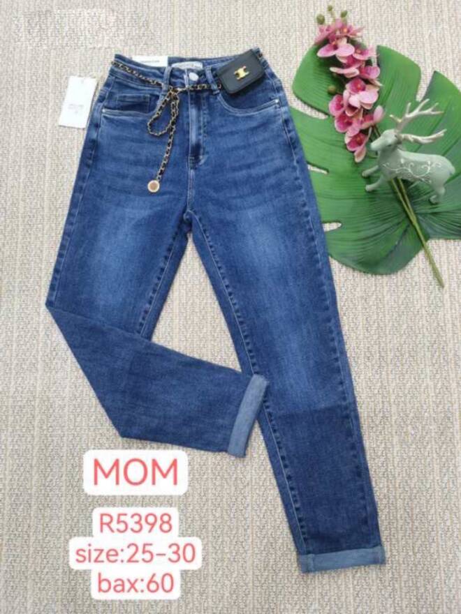 Jeansy damskie R5398 1 kolor  XS-XL