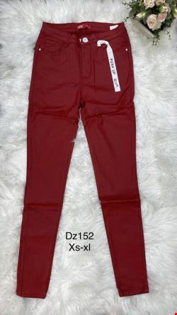 Spodnie skórzane damskie DZ152 1 kolor  XS-XL