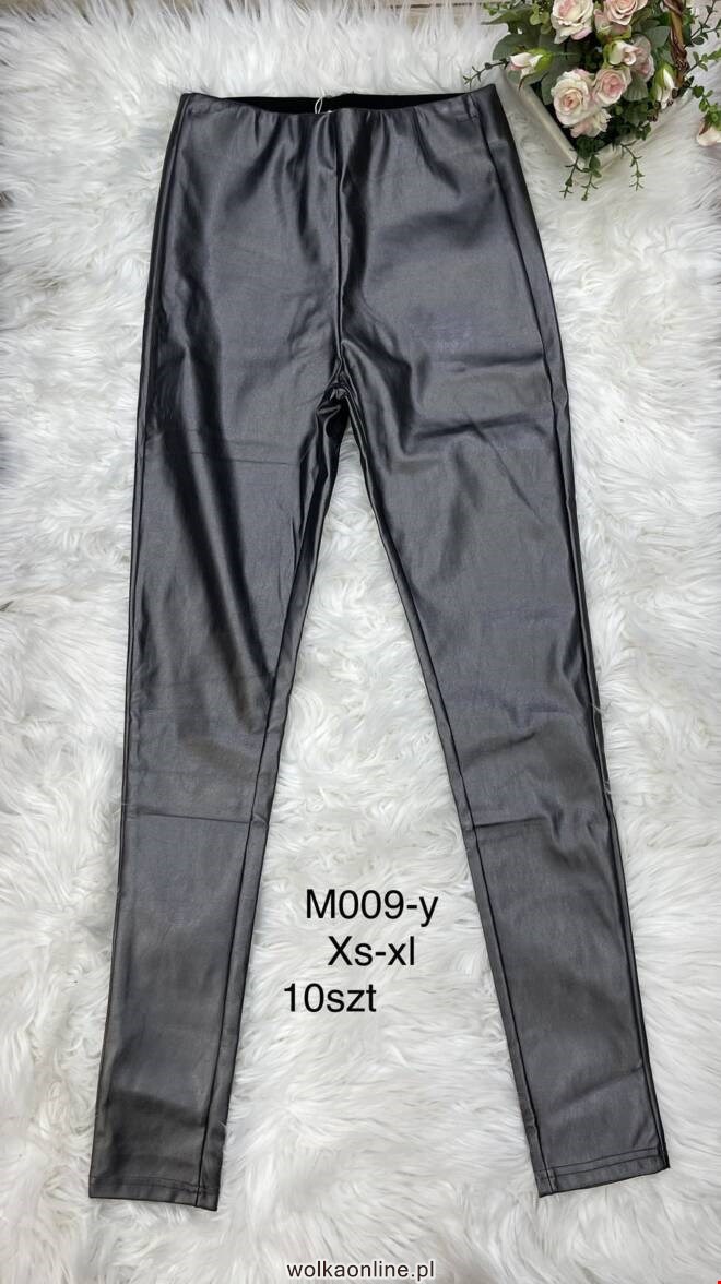 Spodnie skórzane damskie M009-Y 1 kolor  XS-XL