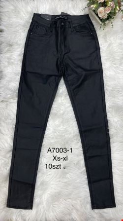 Spodnie skórzane damskie A7003-1 1 kolor  XS-XL