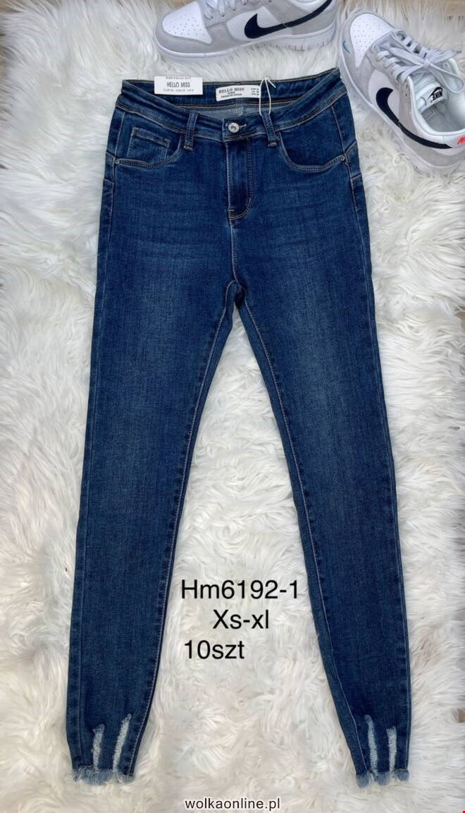 Jeansy damskie HM6192-1 1 kolor  XS-XL