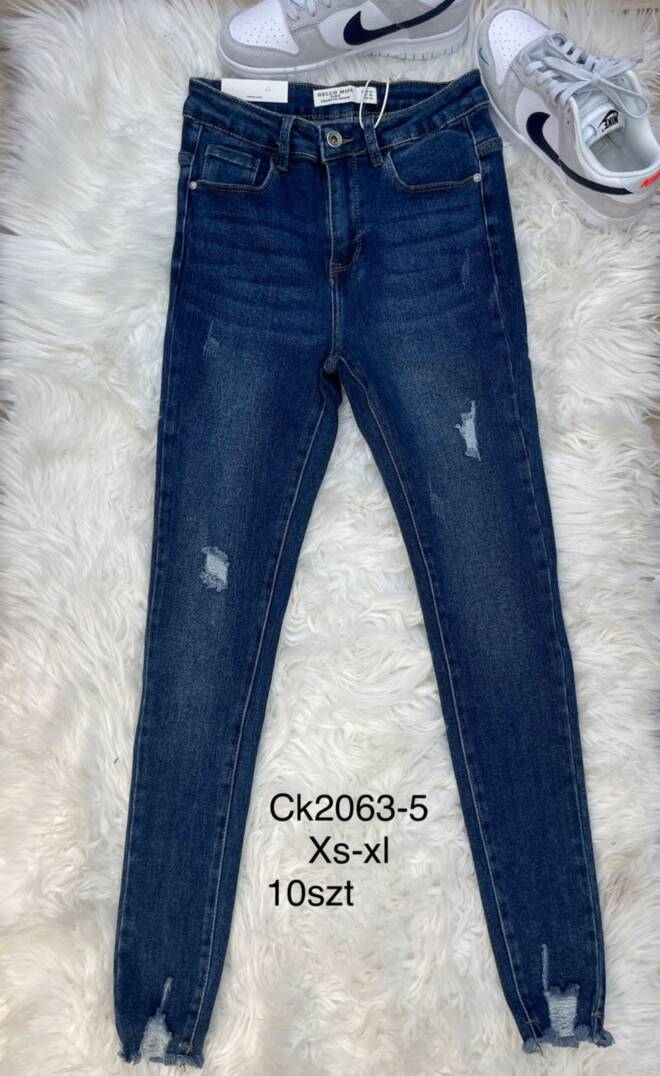 Jeansy damskie CK2063-5 1 kolor  XS-XL