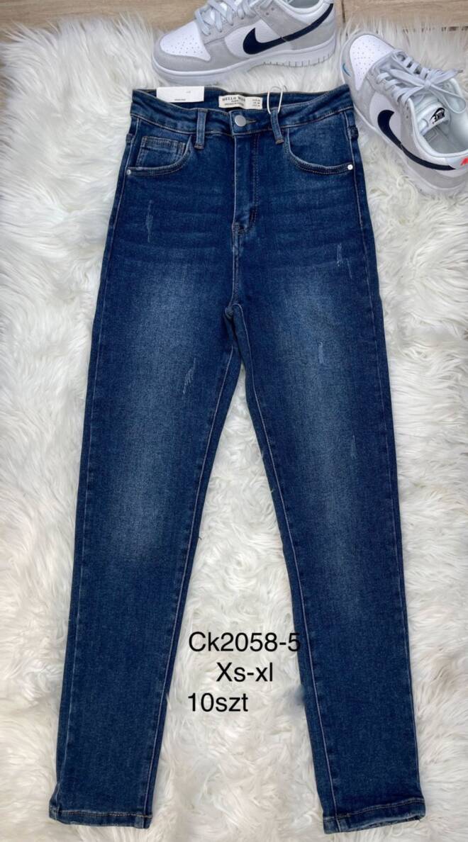 Jeansy damskie CK2058-5 1 kolor  XS-XL