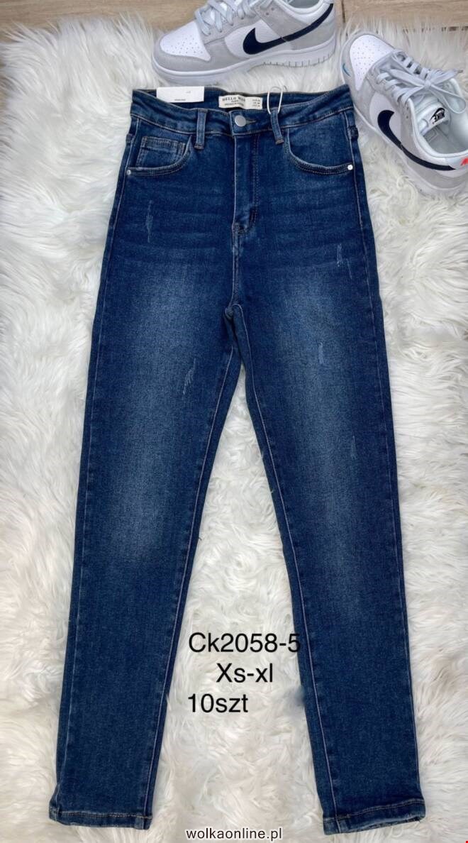 Jeansy damskie CK2058-5 1 kolor  XS-XL