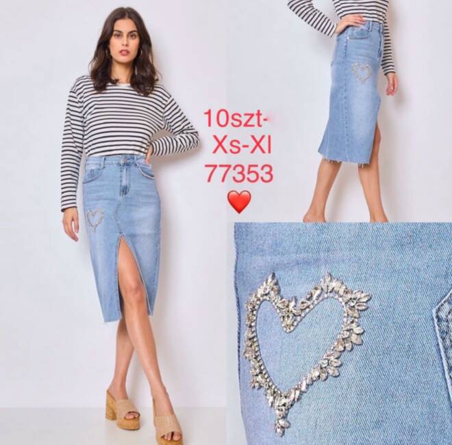  Spódnica damskie 77353 1 kolor  XS-XL 1