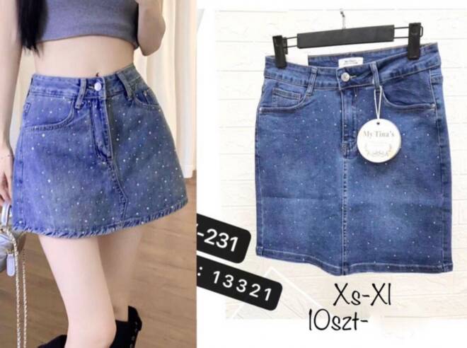  Spódnica damskie 13321 1 kolor  XS-XL 1