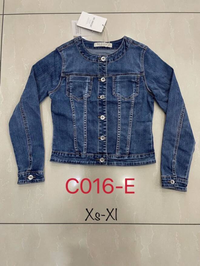 Kurtka jeansowa damskie C016-E 1 kolor  XS-XL 1