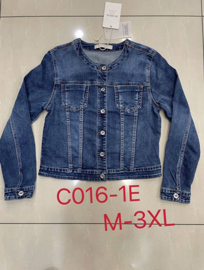 Kurtka jeansowa damskie C016-1E 1 kolor  M-3XL 1