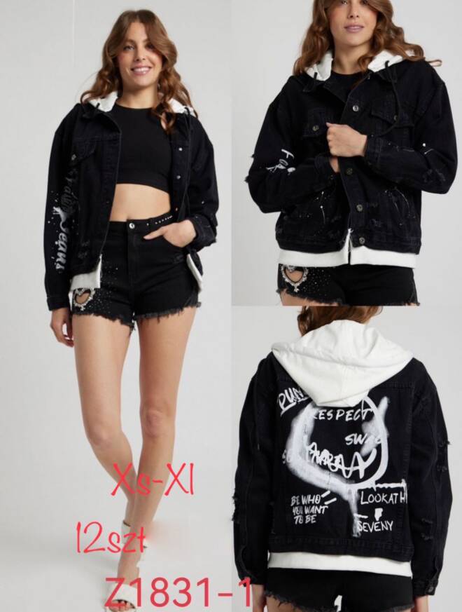 Kurtka jeansowa damskie Z1831-1 1 kolor  XS-XL 1