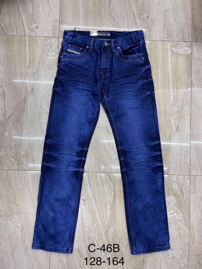 Jeansy  męskie C-46B 1 kolor  128-164 1