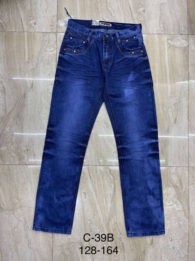 Jeansy  męskie C-39B 1 kolor  128-164 1