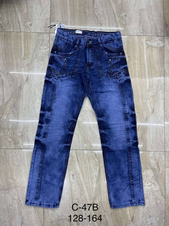 Jeansy  męskie C-47B 1 kolor  128-164 1
