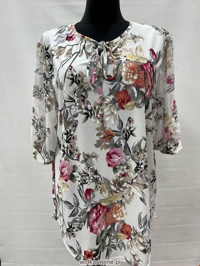 Bluzka damskie 0224 1 kolor  54-60 (Towar Polskie)