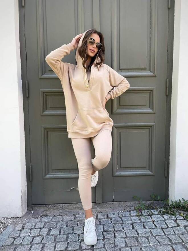 Komplet damskie 0341 1 kolor  M-XL (TOWAR Tureckie)