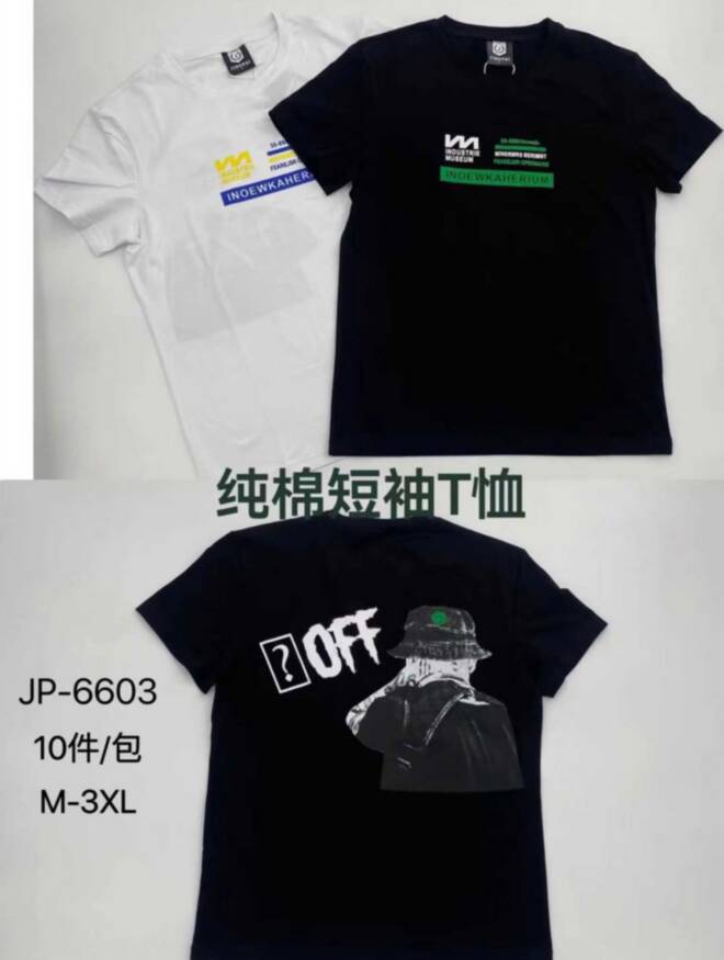 Bluzka męskie JP-6603 Mix KOLOR  M-3XL 1