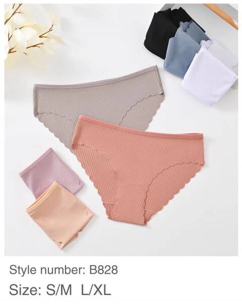 Majtki damskie B828 Mix Kolor S/M-L/XL
