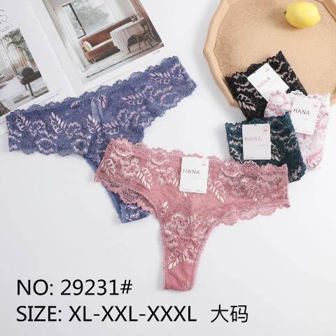 Majtki damskie 29231 Mix Kolor XL-3XL 1